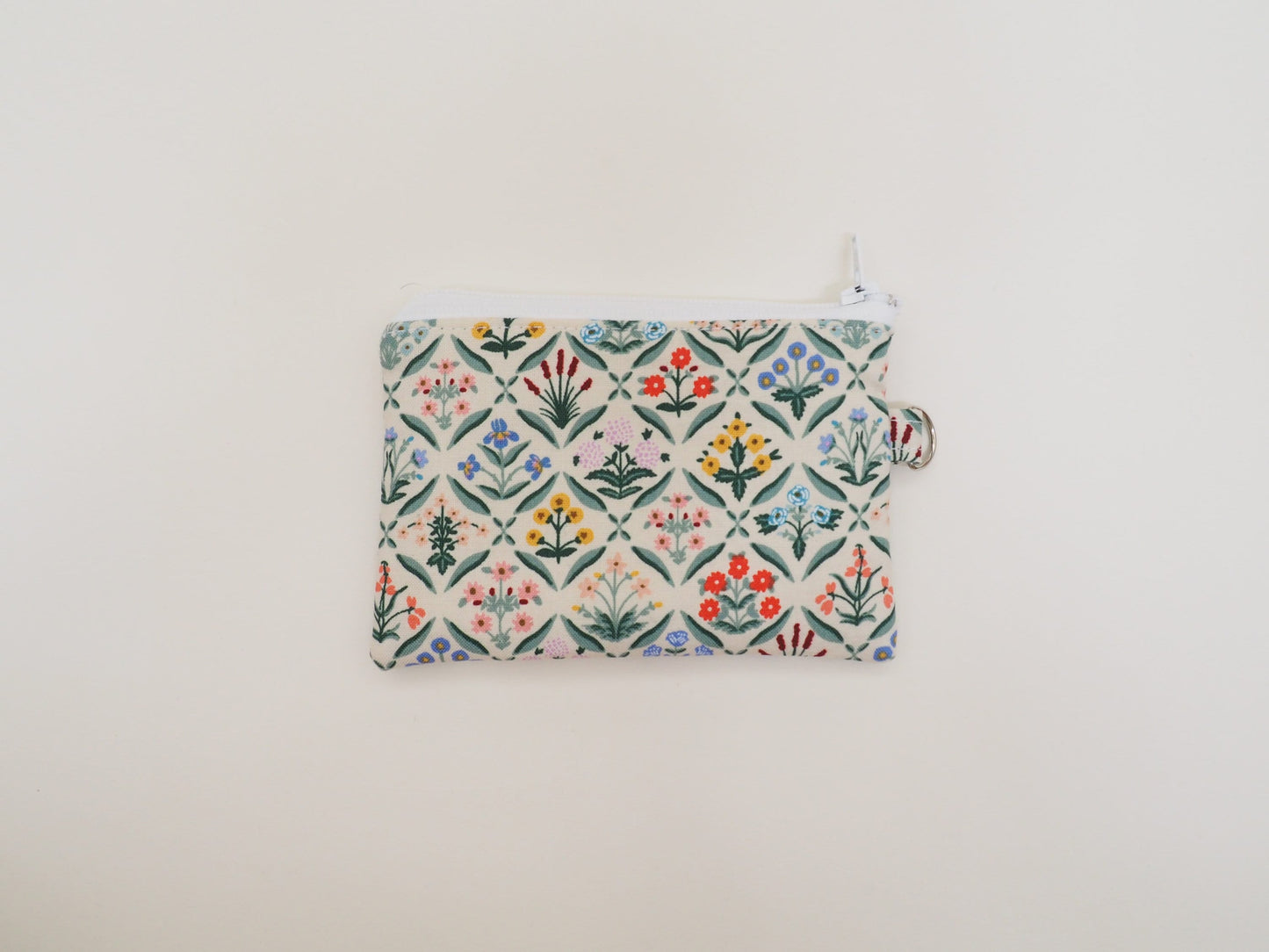 Small Zippered Pouch - Estee Cream